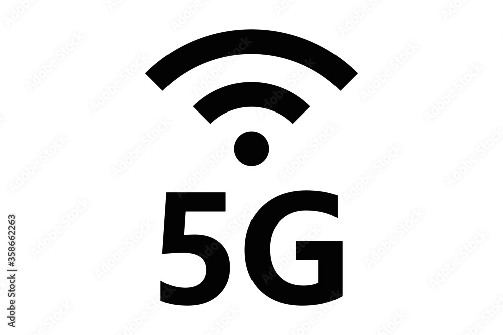 5g logo sign vector template