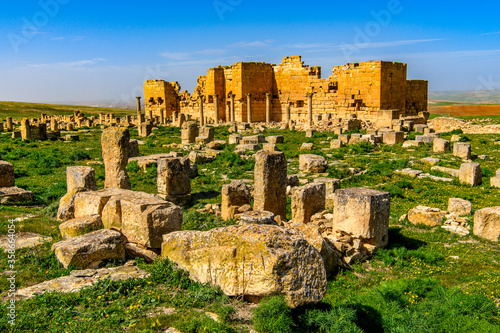 Ruins of Madauros, a Roman-Berber city in the old province of Numidia, Algeria photo