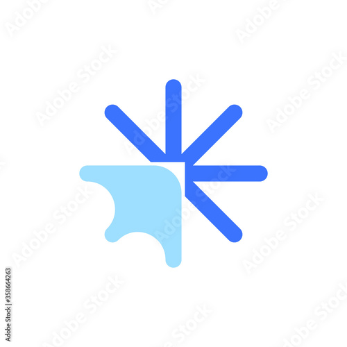 arrow business logo vector image