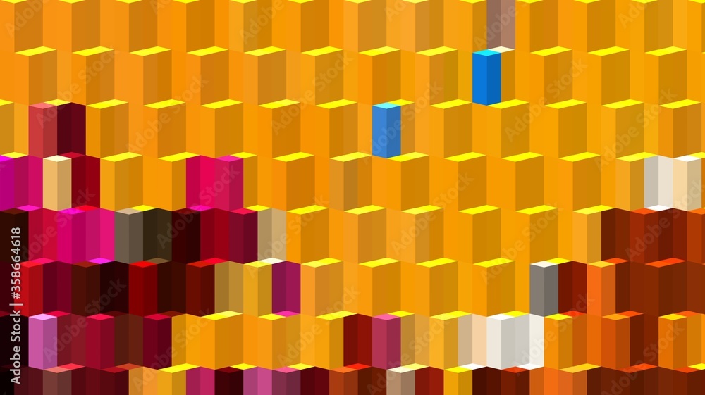yellow magenta pink colorful geometric shapes abstract background 3D illustration yellow magenta pink colorful geometric shapes abstract background 3D illustration