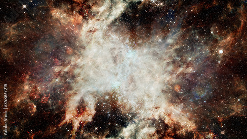 Extreme star cluster bursts into life. Elements of this image furnished by NASA