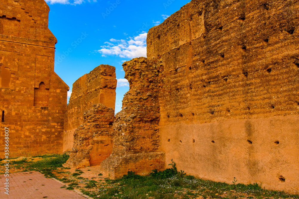Ruins of El Mansourah in Tlemcen, Algeri