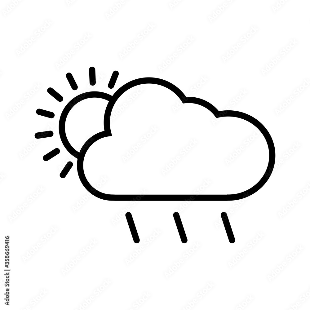 weather symbol icon vector design template weather symbol icon vector design template