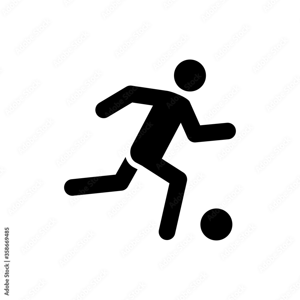 sport soccer symbol icon vector design template