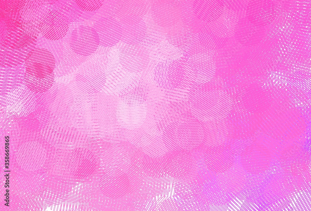 Light Pink vector template with circles. Light Pink vector template with circles.