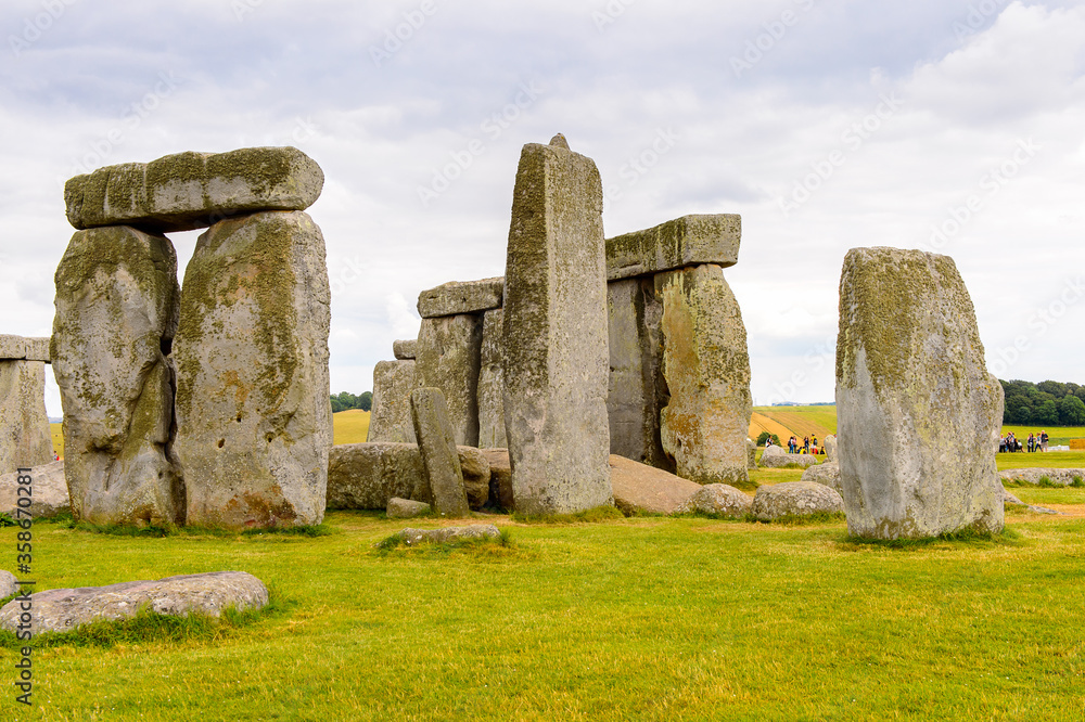 Stonehenge, a prehistoric monument in Wiltshire, England. UNESCO World Heritage Sites
