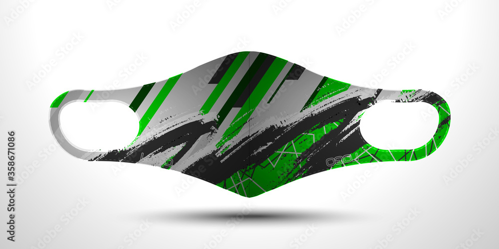 Scuba masker safety face design.