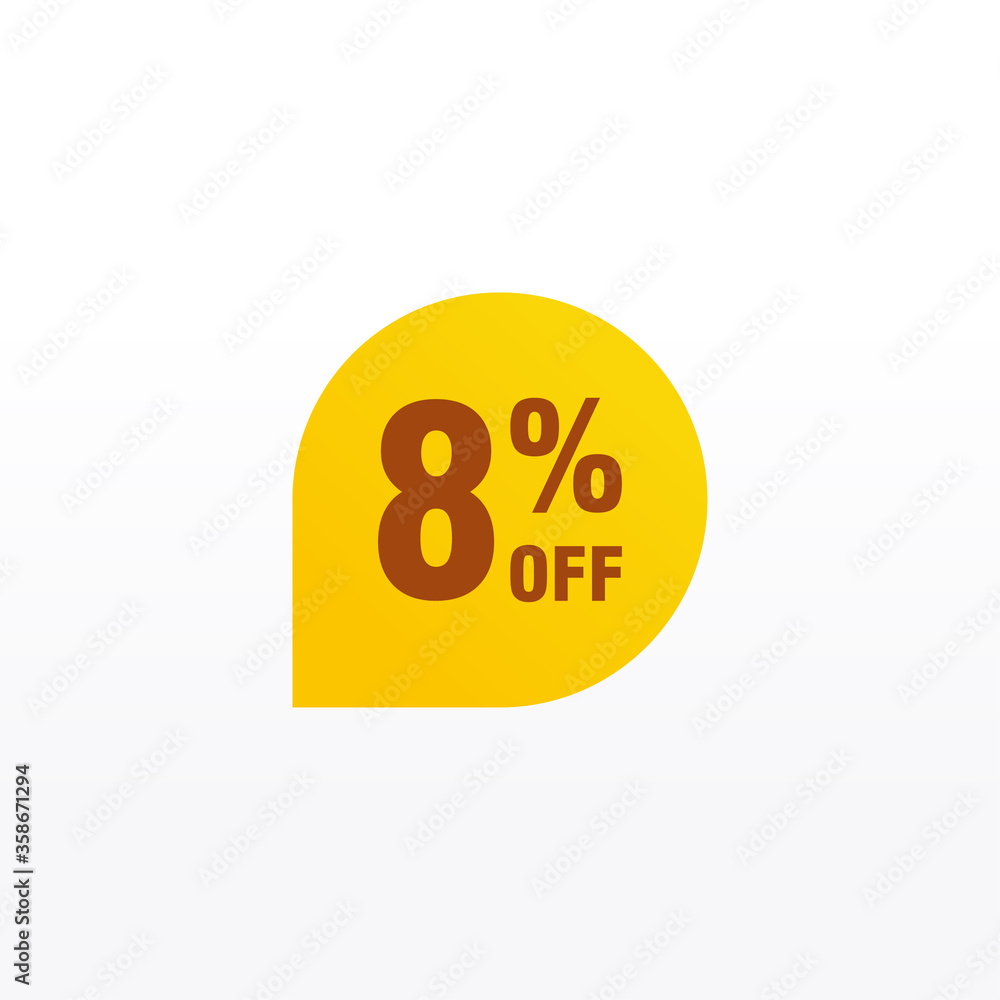 8 discount, Sales Vector badges for Labels, , Stickers, Banners, Tags, Web Stickers, New offer. Discount origami sign banner 8 discount, Sales Vector badges for Labels, , Stickers, Banners, Tags, Web Stickers, New offer. Discount origami sign banner