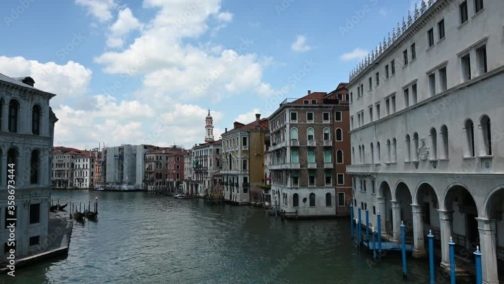 Venice, Italy - Historic buildings between the canals of the lagoon city Venice, Italy - Historic buildings between the canals of the lagoon city