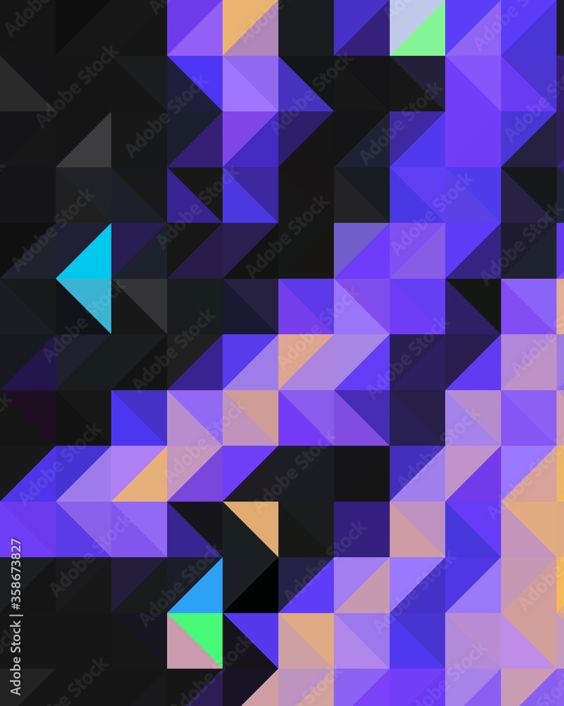 Obraz premium purple colorful geometric shapes abstract background