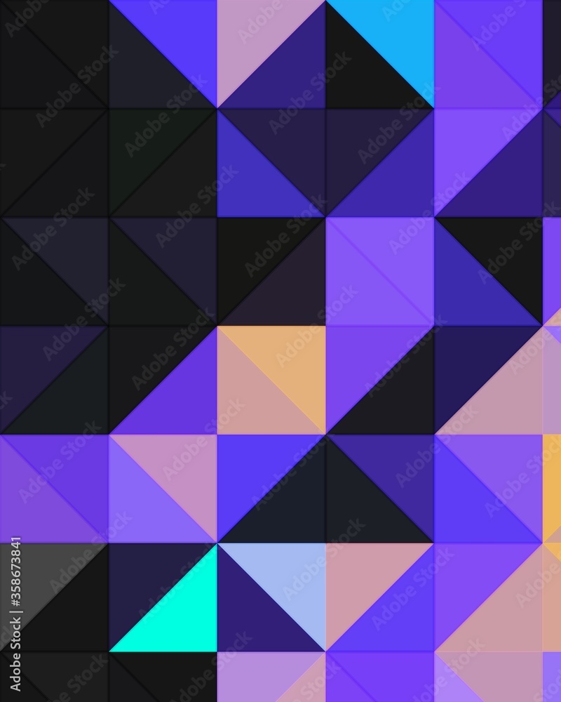 Fototapeta premium purple colorful geometric shapes abstract background