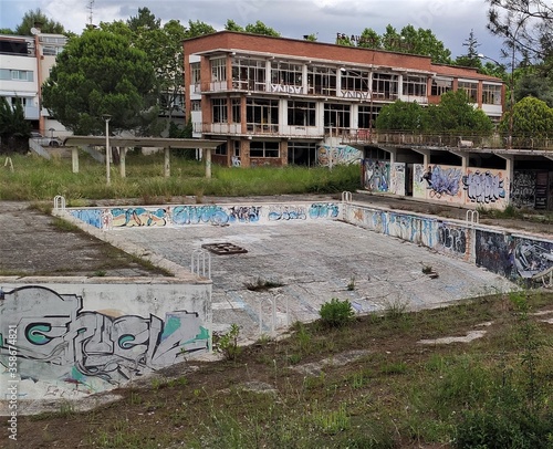 casa, ciudad, arquitectura, acuático,  edificio, cielo, alojar, turismo, viejo, verano, de lujo, árbol, italia, piscina