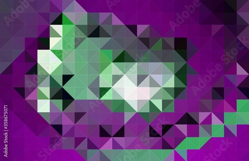 cyan magenta colorful geometric shapes abstract background