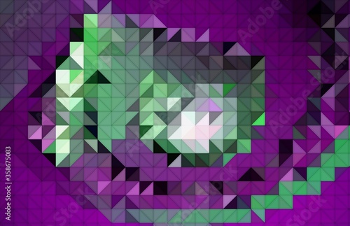 cyan magenta colorful geometric shapes abstract background
