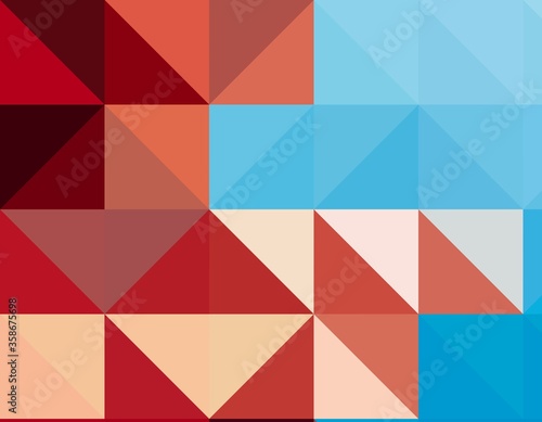 blue pink colorful geometric shapes abstract background