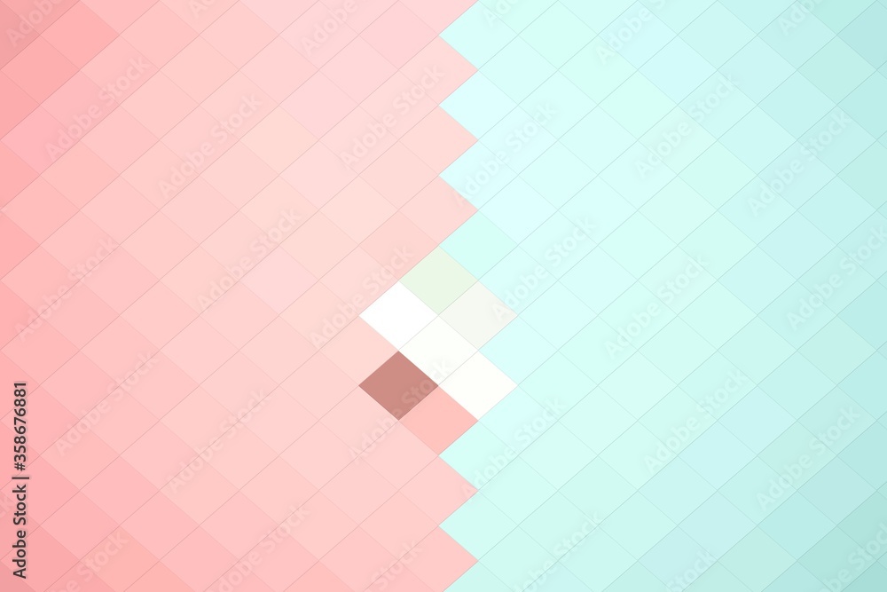 baby blue baby pink geometric shapes abstract background
