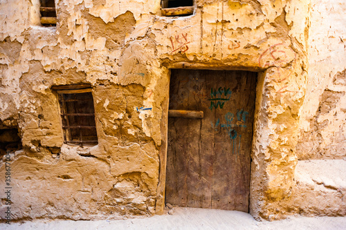 It s Old House in Al Qasr  old village in Dakhla Desert  Egypt