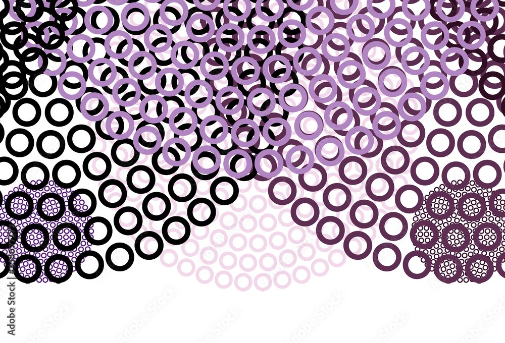 Light Purple, Pink vector pattern with spheres. Light Purple, Pink vector pattern with spheres.