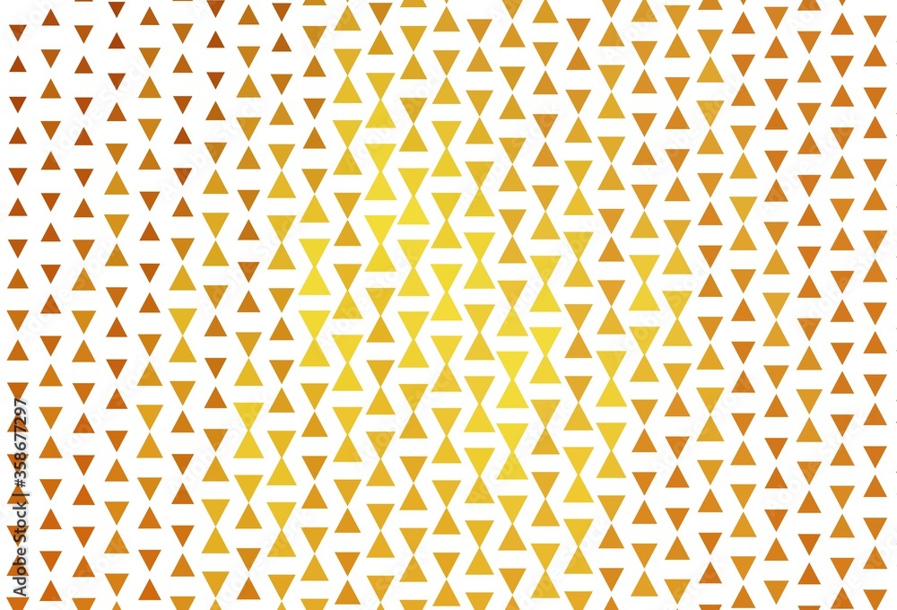 Light Orange vector background with triangles. Light Orange vector background with triangles.