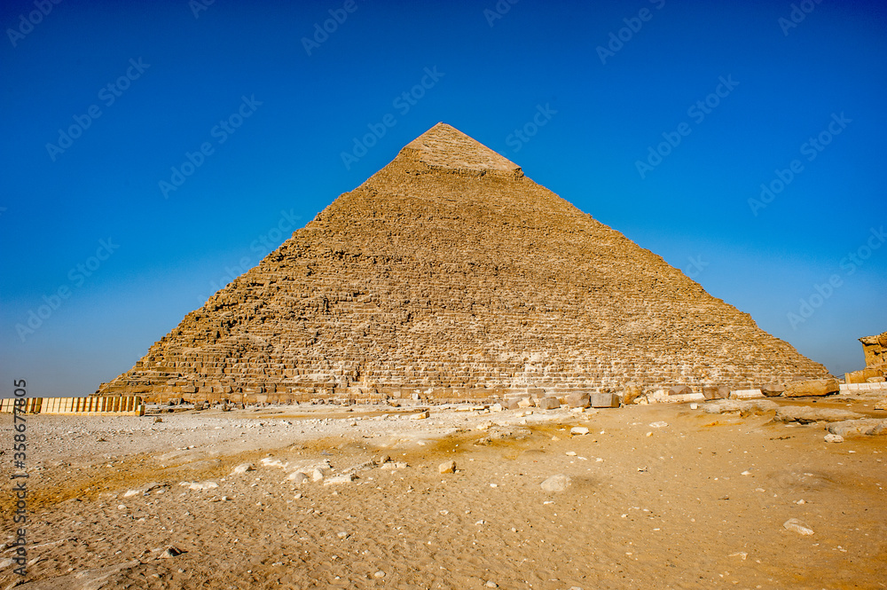 It's Pyramids of the Giza Necropolis, Giza Plateau, Egypt. UNESCO World Heritage It's Pyramids of the Giza Necropolis, Giza Plateau, Egypt. UNESCO World Heritage