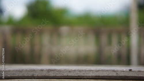 old wooden fence