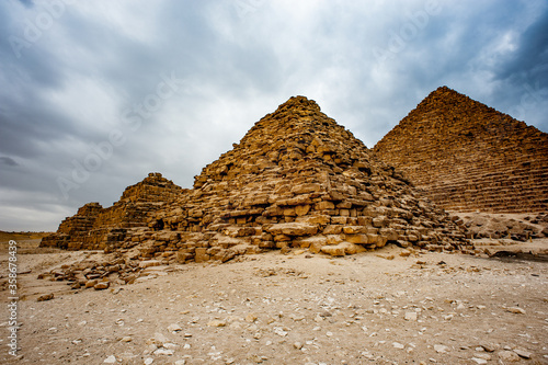 It s Great Pyramids at the Giza Necropolis  Giza Plateau  Egypt. UNESCO World Heritage