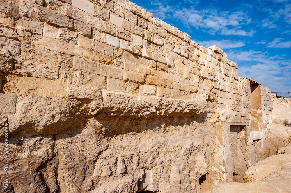 It's Tombs at the Giza Necropolis, Giza Plateau, Egypt. UNESCO World Heritage