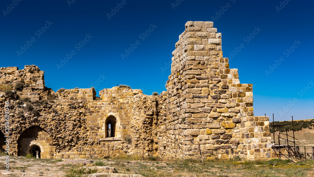 It's Part of the Kerak Castle, a large crusader castle in Kerak (Al Karak) in Jordan.