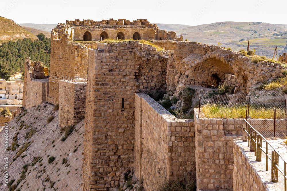 It's Part of the Kerak Castle, a large crusader castle in Kerak (Al Karak) in Jordan. It's Part of the Kerak Castle, a large crusader castle in Kerak (Al Karak) in Jordan.