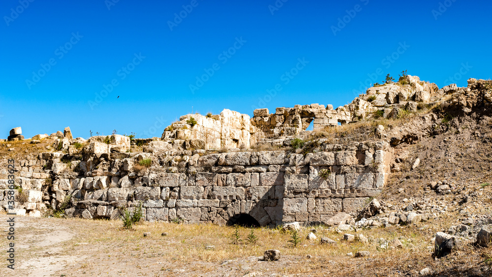 It's Ruins of the ancient city of Gadara, modern Jordan It's Ruins of the ancient city of Gadara, modern Jordan