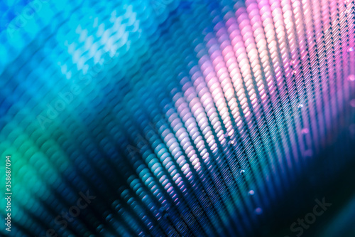 CloseUp LED blurred screen. LED soft focus background. abstract background ideal for design.
