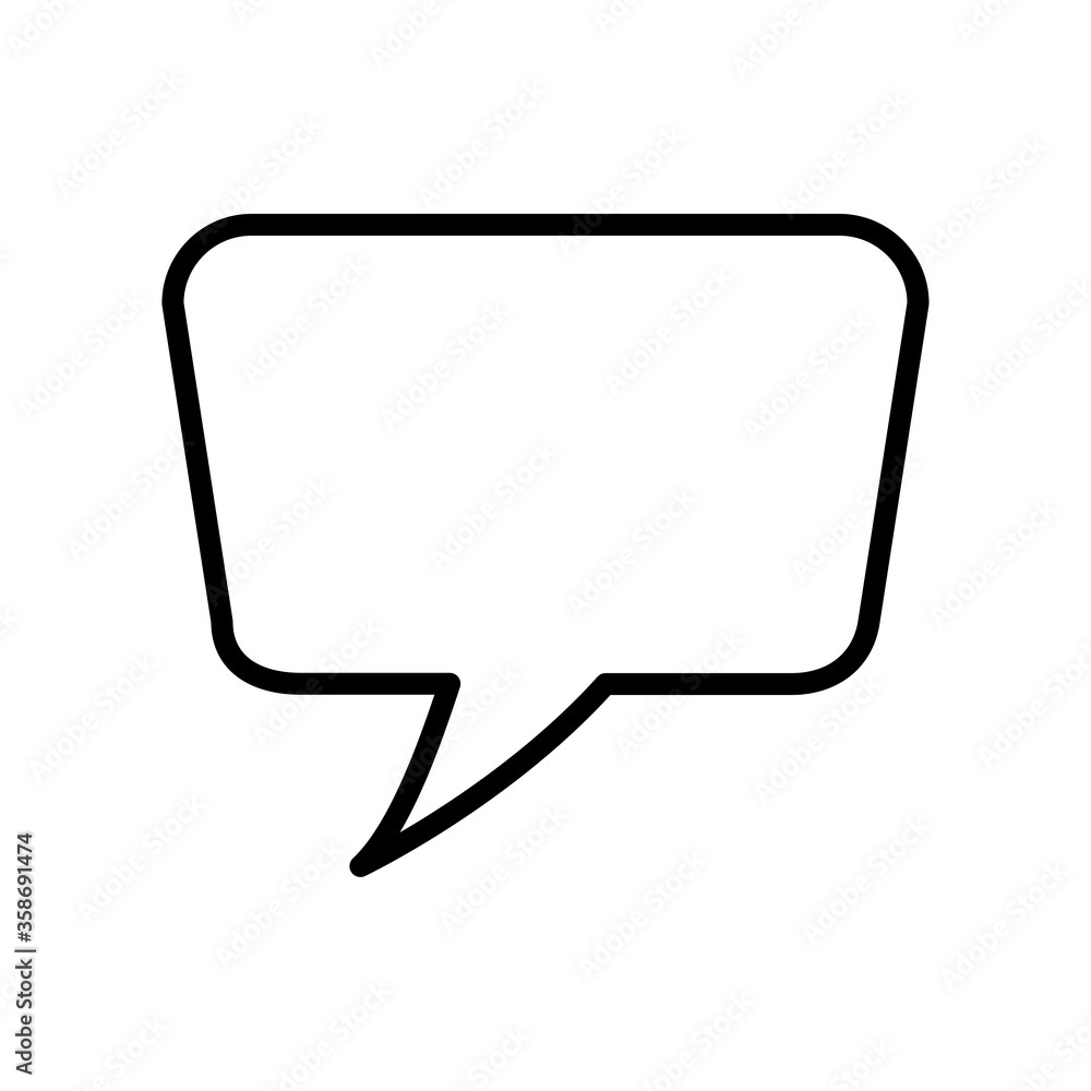 bubble speech icon vector design template bubble speech icon vector design template