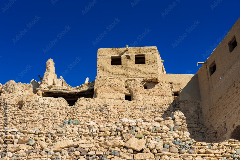 It's Fortress on a rock in a village in an Iranian province