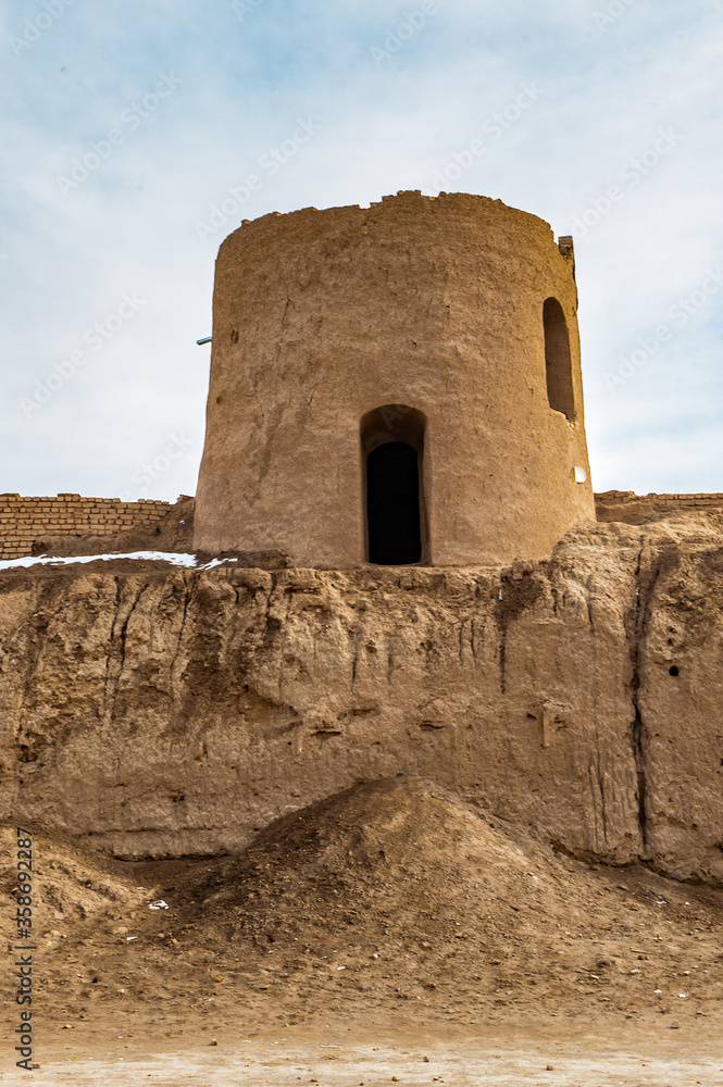 It's Clay fortress ruins in Kashan province of Iran