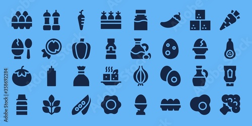 ingredient icon set