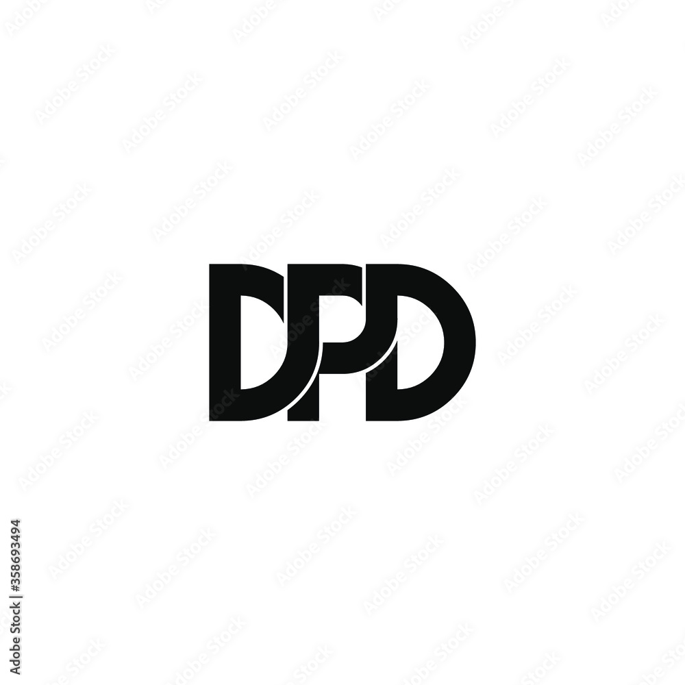 dpd letter original monogram logo design