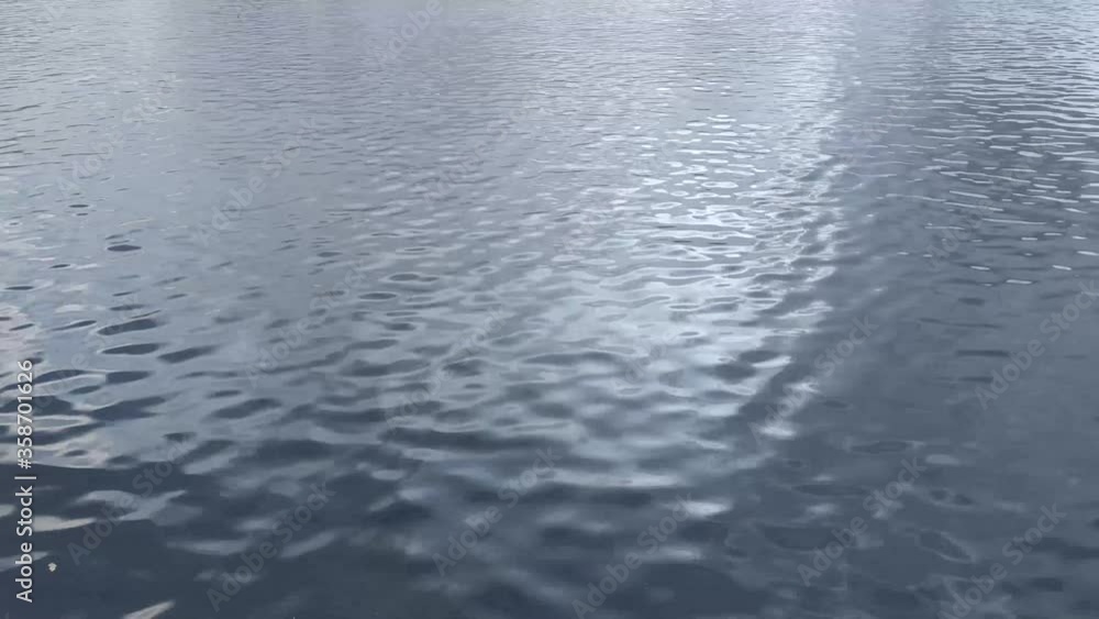 Regular wave and ripple on the surface of sea Regular wave and ripple on the surface of sea