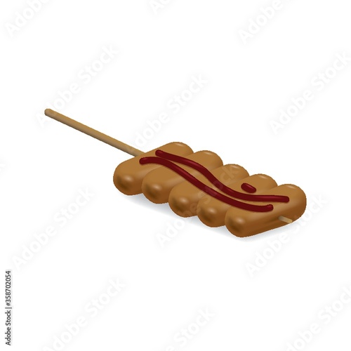 sausages on skewer