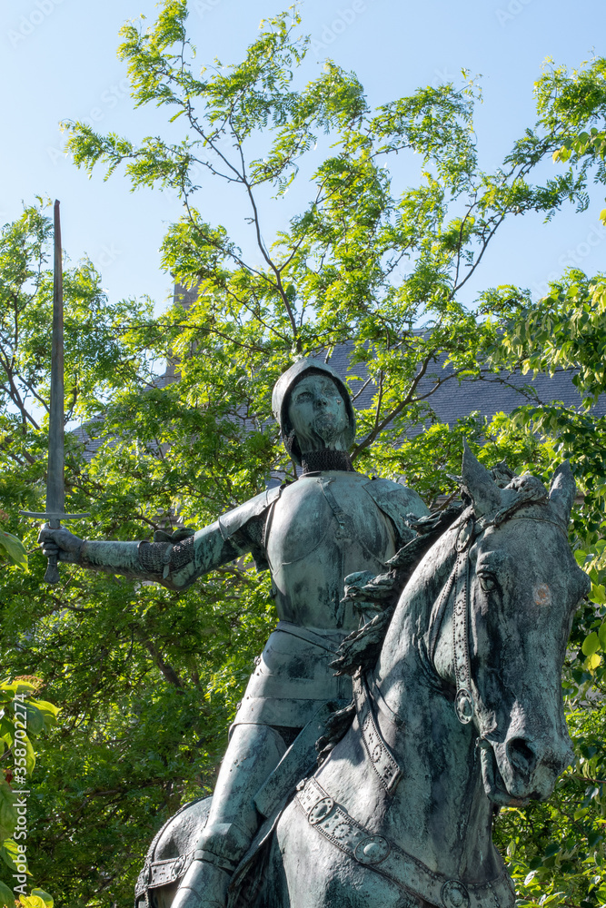 Statue de Jeanne d'Arc Reims