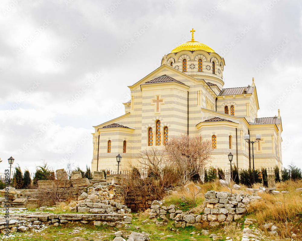 The Saint Vladimir Cathedral is a Neo-Byzantine Russian Orthodox ...