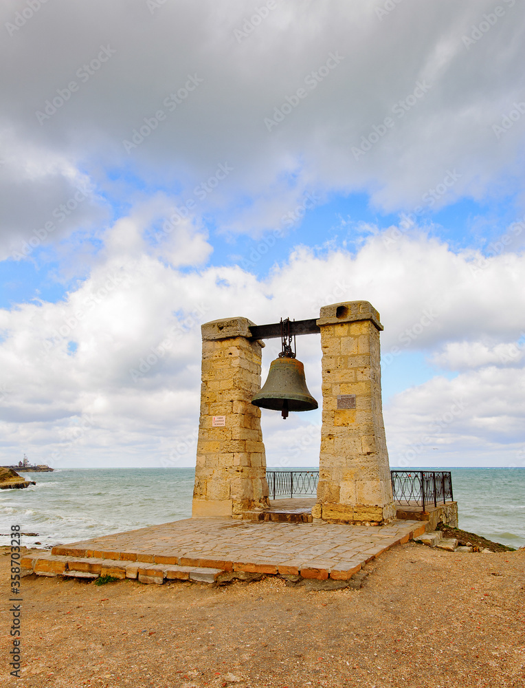 The Bell of Chersonesos in Chersonesos Taurica, Crimea, is the symbol of Chersonesos and one of the main sights of Sevastopol.