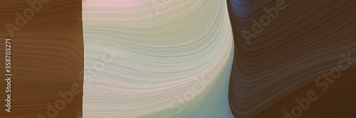 abstract moving horizontal header with old mauve, dark gray and silver colors. fluid curved lines with dynamic flowing waves and curves for poster or canvas