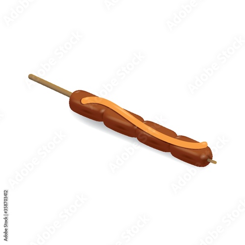 meat on skewer