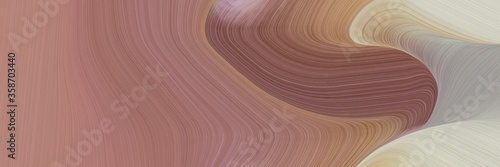 abstract modern header with antique fuchsia, pastel gray and old mauve colors. fluid curved flowing waves and curves for poster or canvas