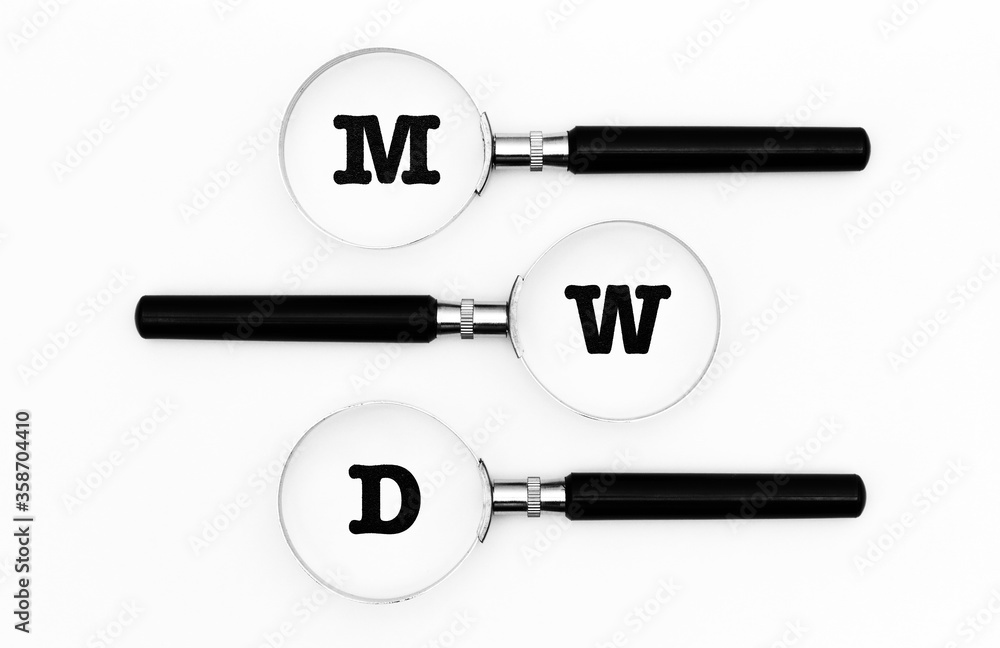 MWD Männlich Weiblich Divers Fokus Lupen Geschlechtsidentität MWD Männlich Weiblich Divers Fokus Lupen Geschlechtsidentität