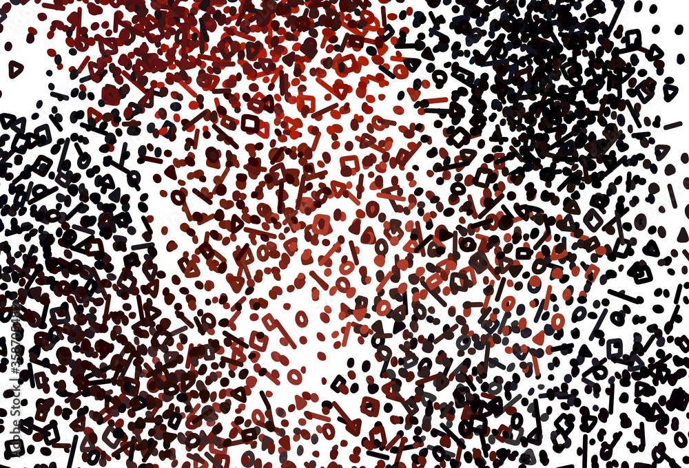Dark Red vector texture with abstract forms. Dark Red vector texture with abstract forms.