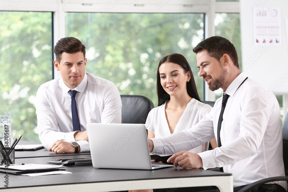 Fototapeta premium Business people working in office
