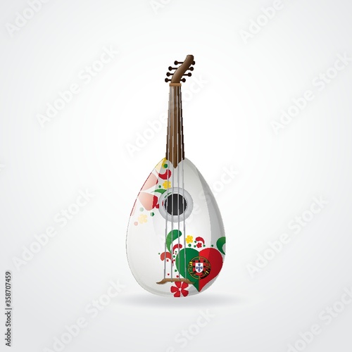 Vászonkép fado guitar