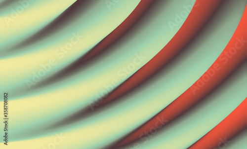 Abstract waved background with layers. Trendy covers design. Vector illustration in modern art style.
