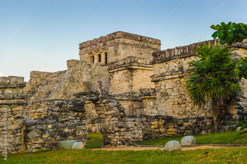 It's Pyramid El Castillo (The Castle), Tulum, Yucatan, Mexico It's Pyramid El Castillo (The Castle), Tulum, Yucatan, Mexico